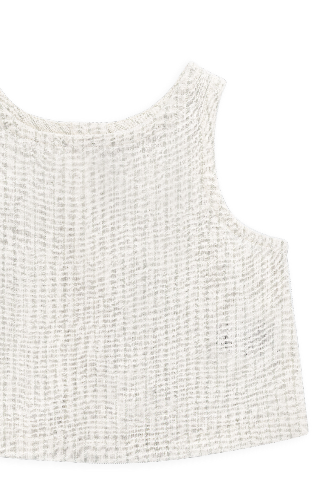 Organic Cotton Winslow Top - Mini Pinstripe Cloud / Duck Egg Blue Childrens Top from Jamie Kay Australia