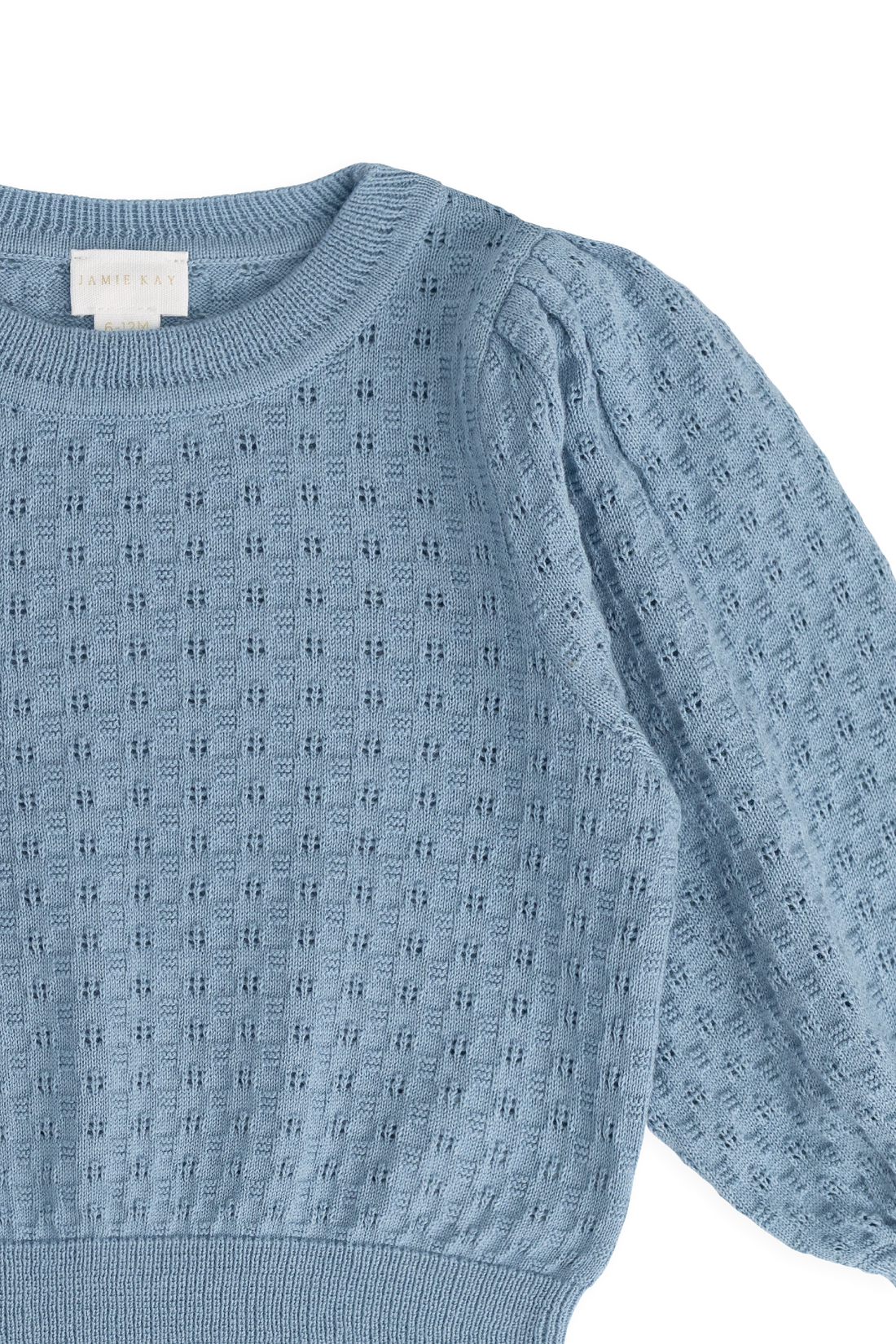 Penelope Jumper - Dusky Blue Childrens Jumper from Jamie Kay Australia