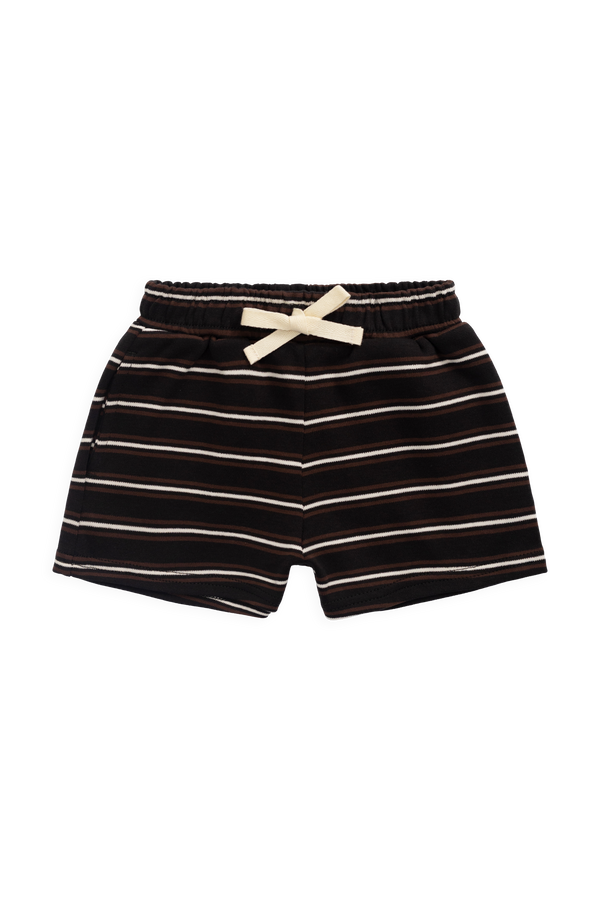 Pima Cotton Edward Short - Courtside Stripe Childrens Shorts from Jamie Kay Australia
