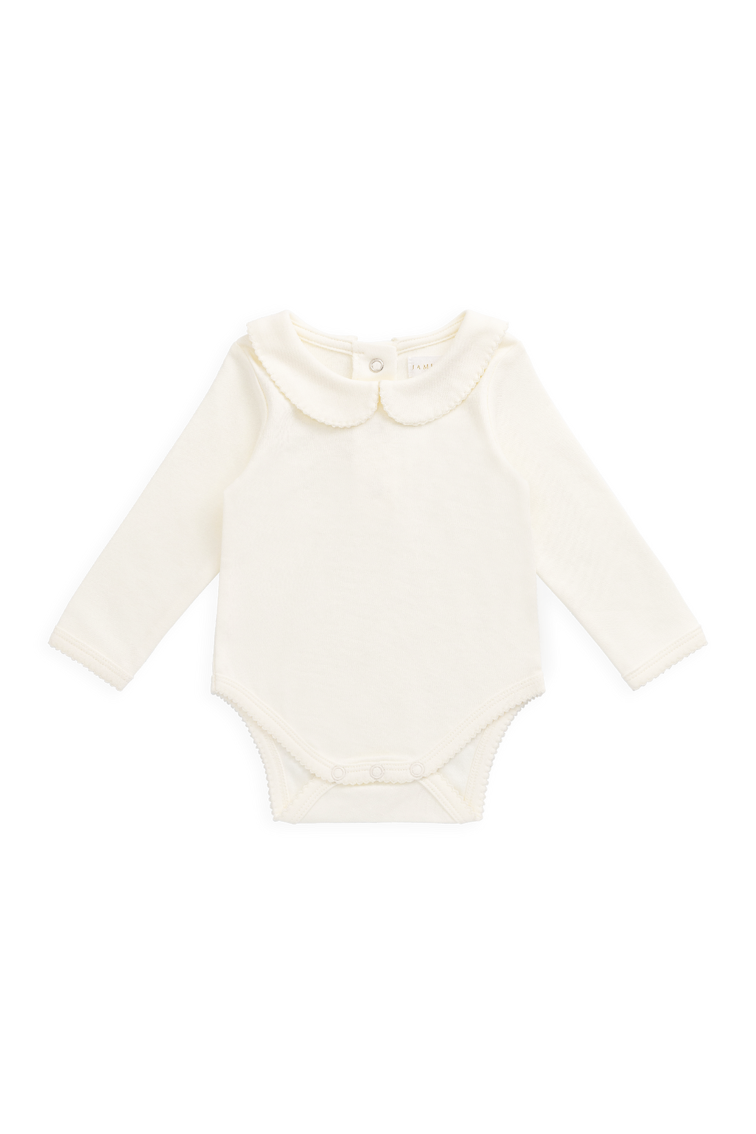 Pima Cotton Wrenley Bodysuit - Parchment Childrens Bodysuit from Jamie Kay Australia