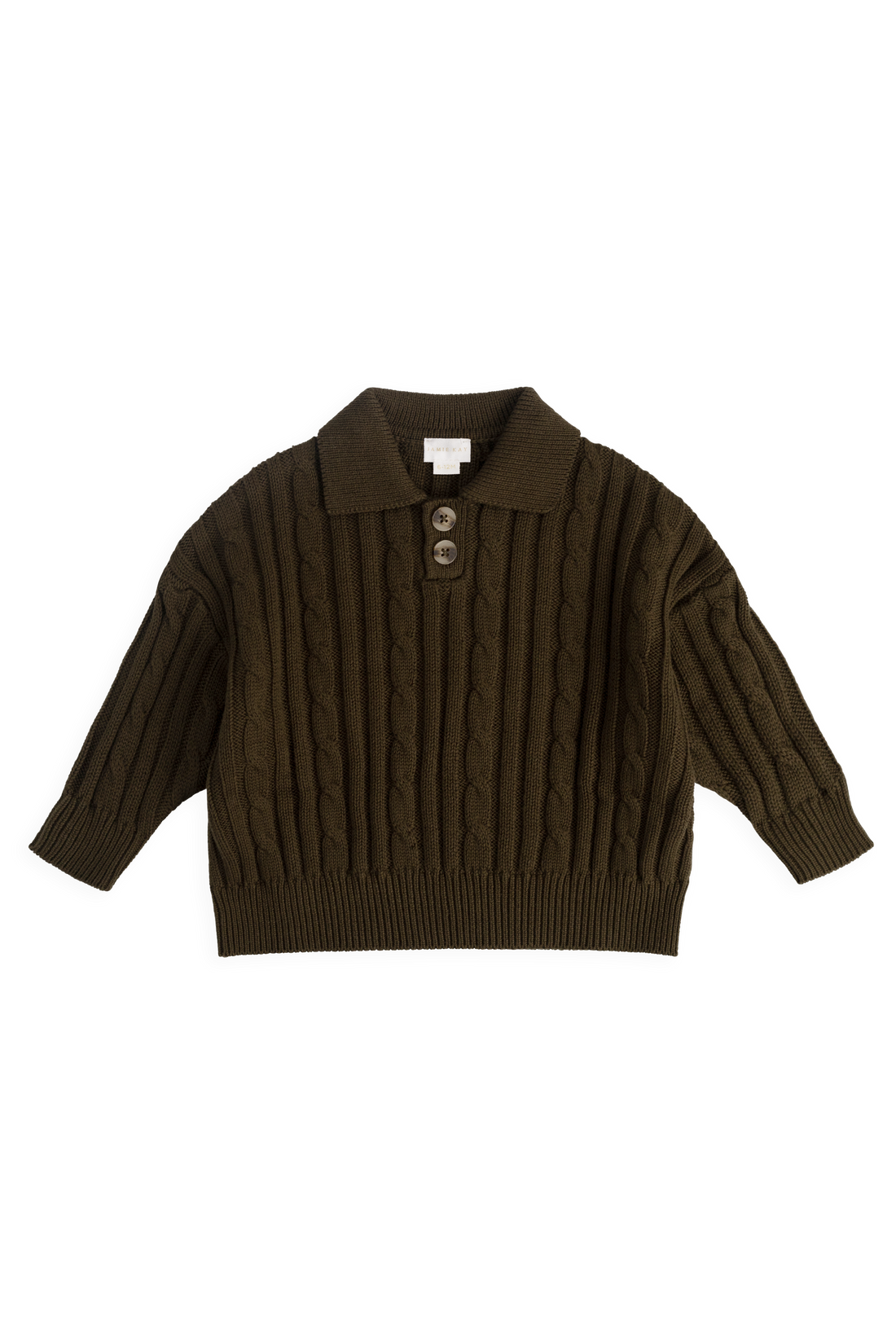Wade Knit Jumper - Forest Childrens Jumper from Jamie Kay Australia