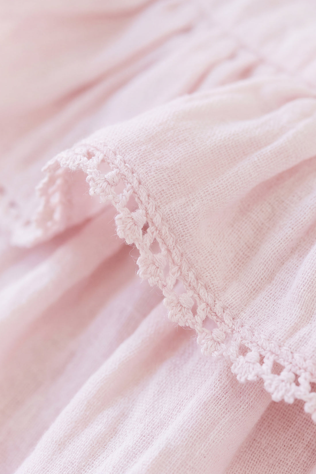 Organic Cotton Muslin Frannie Playsuit - Cotton Candy Childrens Playsuit from Jamie Kay Australia
