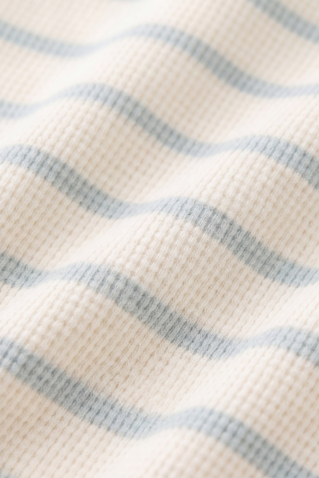 Organic Cotton Waffle Leith Short - James Stripe Reef/Cloud Childrens Shorts from Jamie Kay Australia