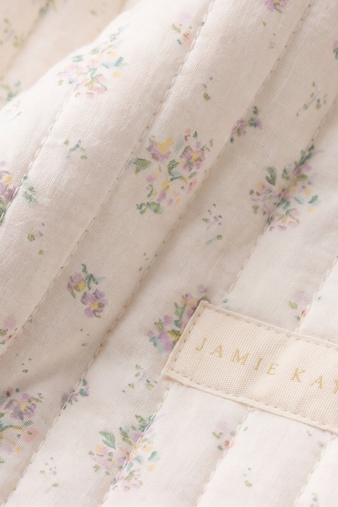 Adelaide Quilted Pouch - Justine Orchid Childrens Bag from Jamie Kay Australia