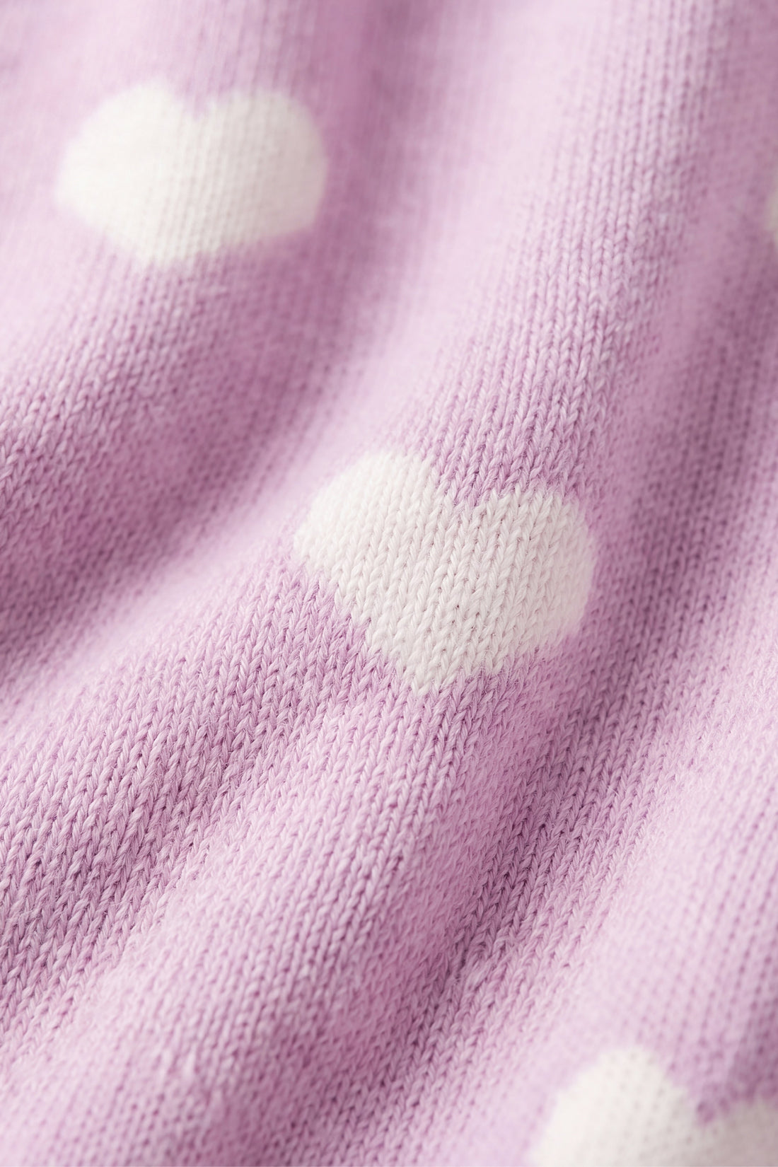 Kayla Cardigan - Kayla Heart Jacquard Orchid Dream Childrens Cardigan from Jamie Kay Australia