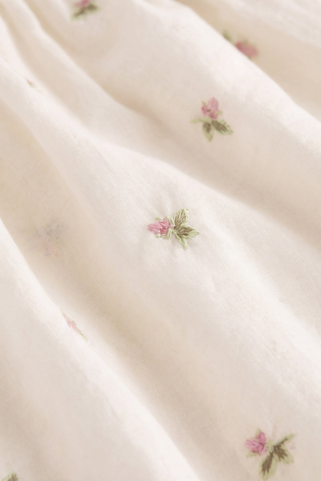 Organic Cotton Banks Blouse - Rosebud Egret Childrens Top from Jamie Kay Australia
