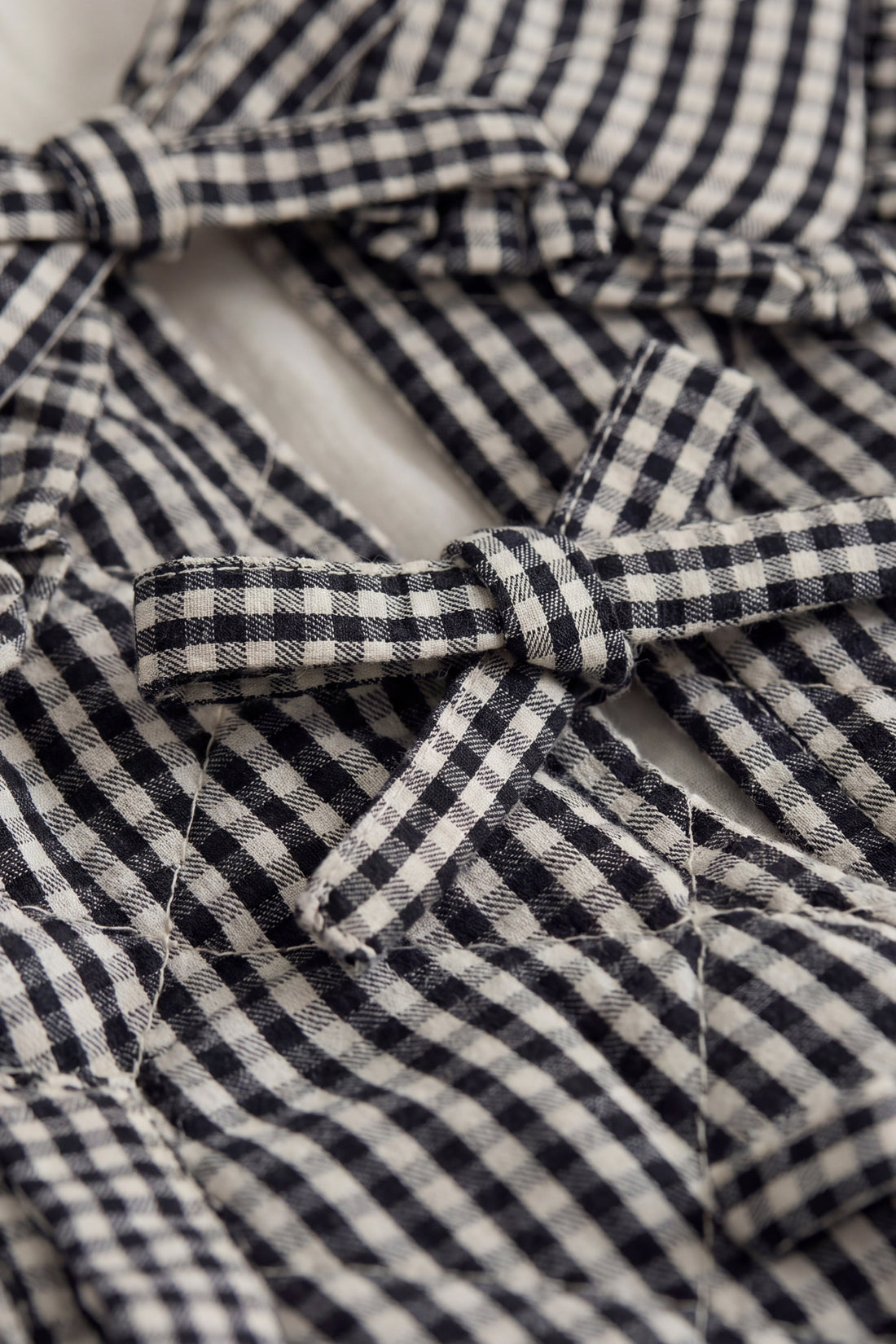 Mariette Cotton Jacket - Petite Gingham Graphite Childrens Jacket from Jamie Kay Australia