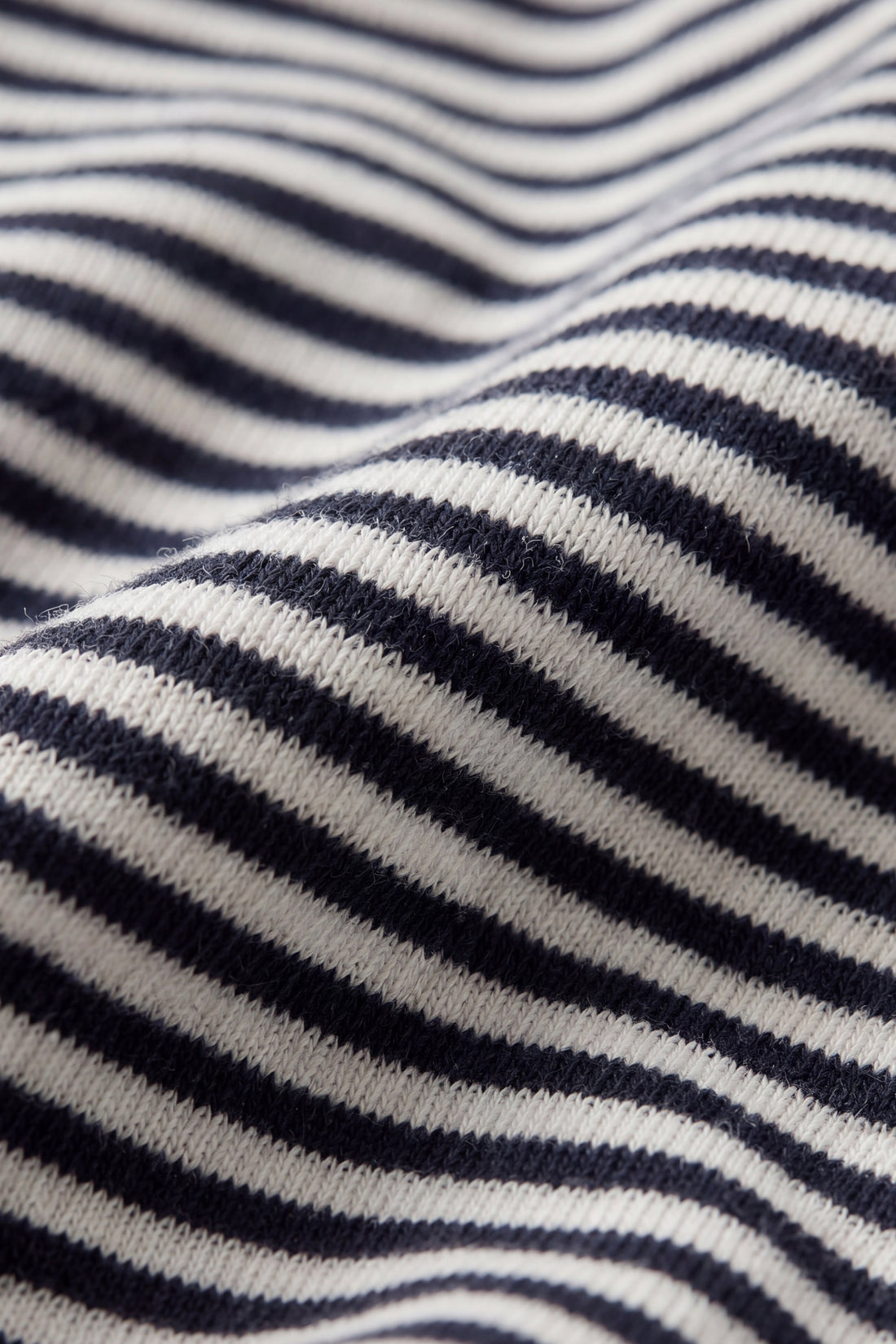Pima Cotton Edward Long Sleeve Top - Petite Stripe Cloud/Maritime Childrens Top from Jamie Kay Australia