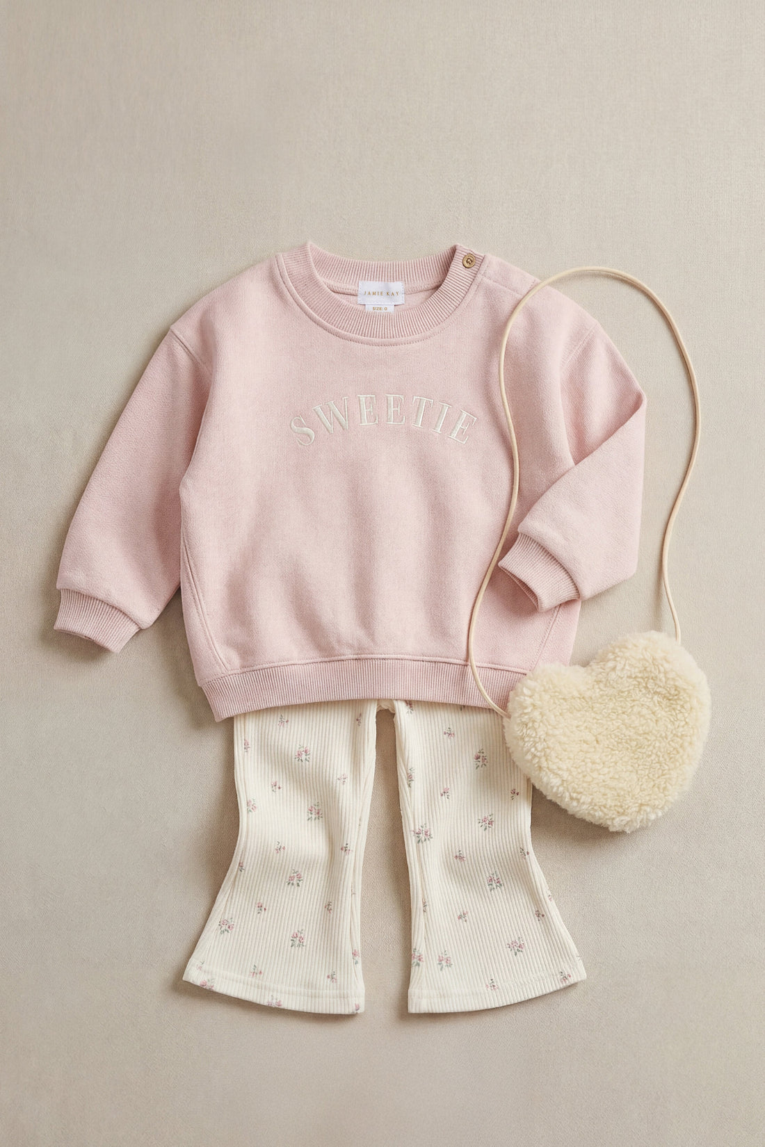 Organic Cotton Rib Winslet Pant - Emma Whisper Childrens Pant from Jamie Kay Australia