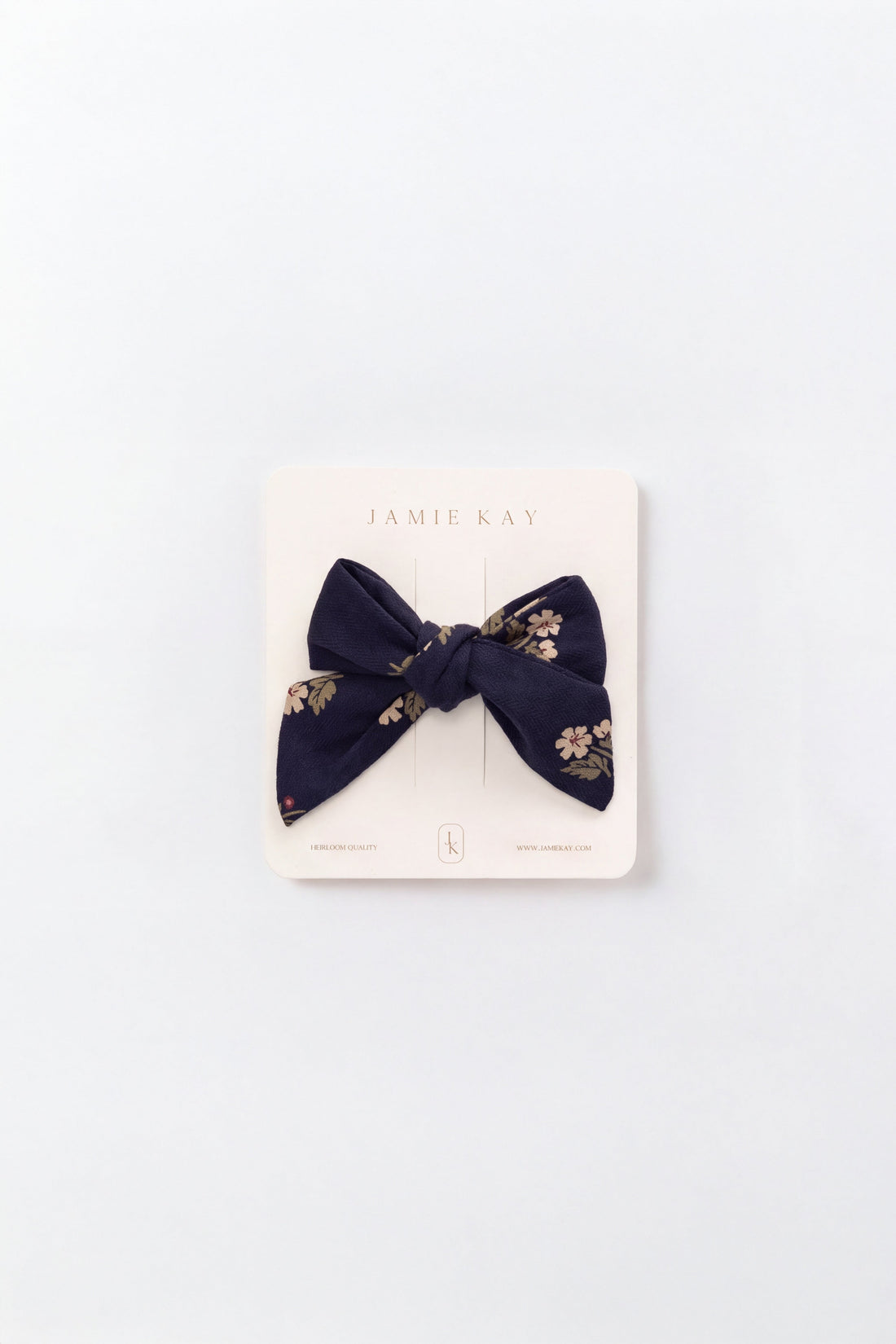 Dovie Bow - Elsa Navy Childrens Bow from Jamie Kay Australia