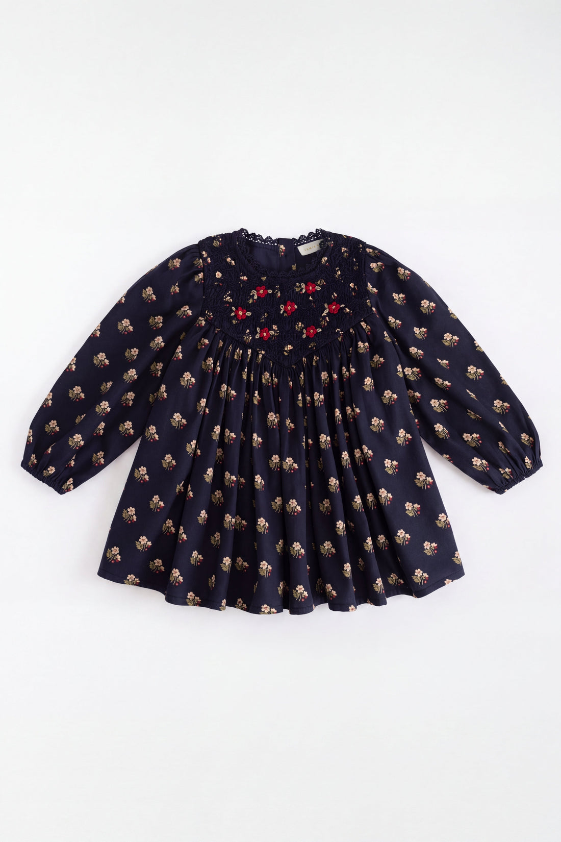 Organic Cotton Jovie Dress - Elsa Navy Childrens Dress from Jamie Kay Australia