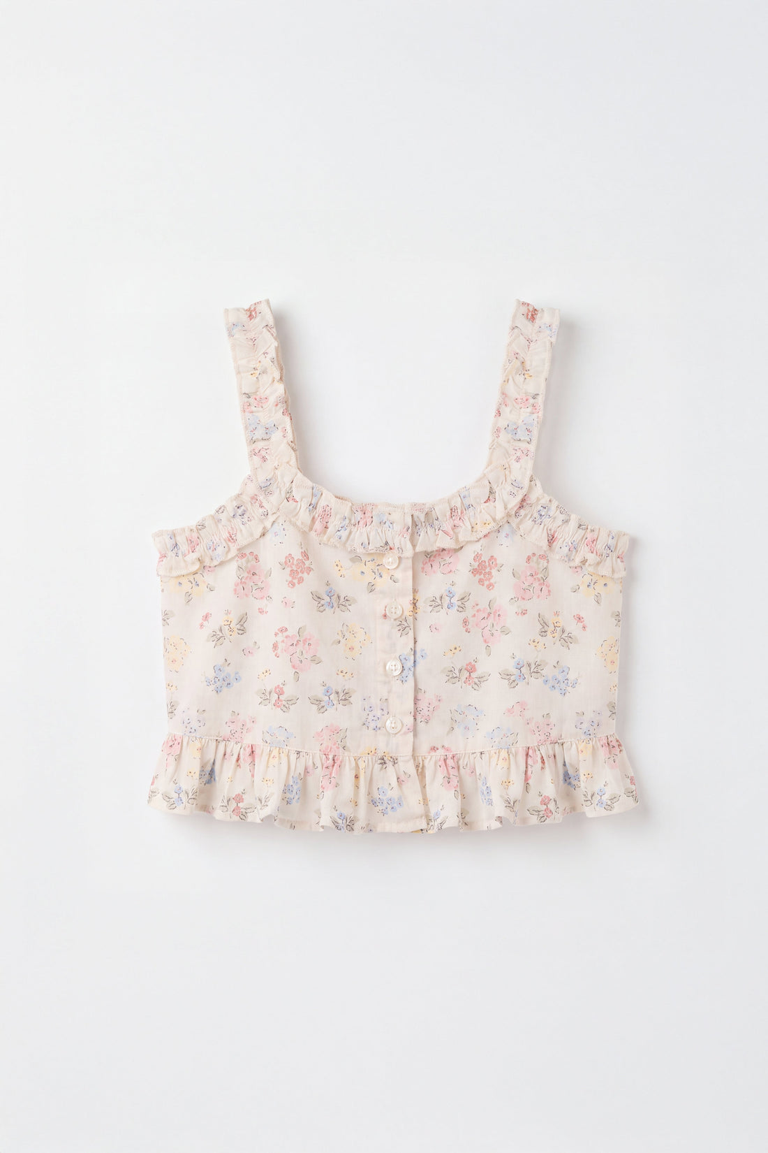 Organic Cotton Cassidy Top - Morgan Vanilla Childrens Top from Jamie Kay Australia