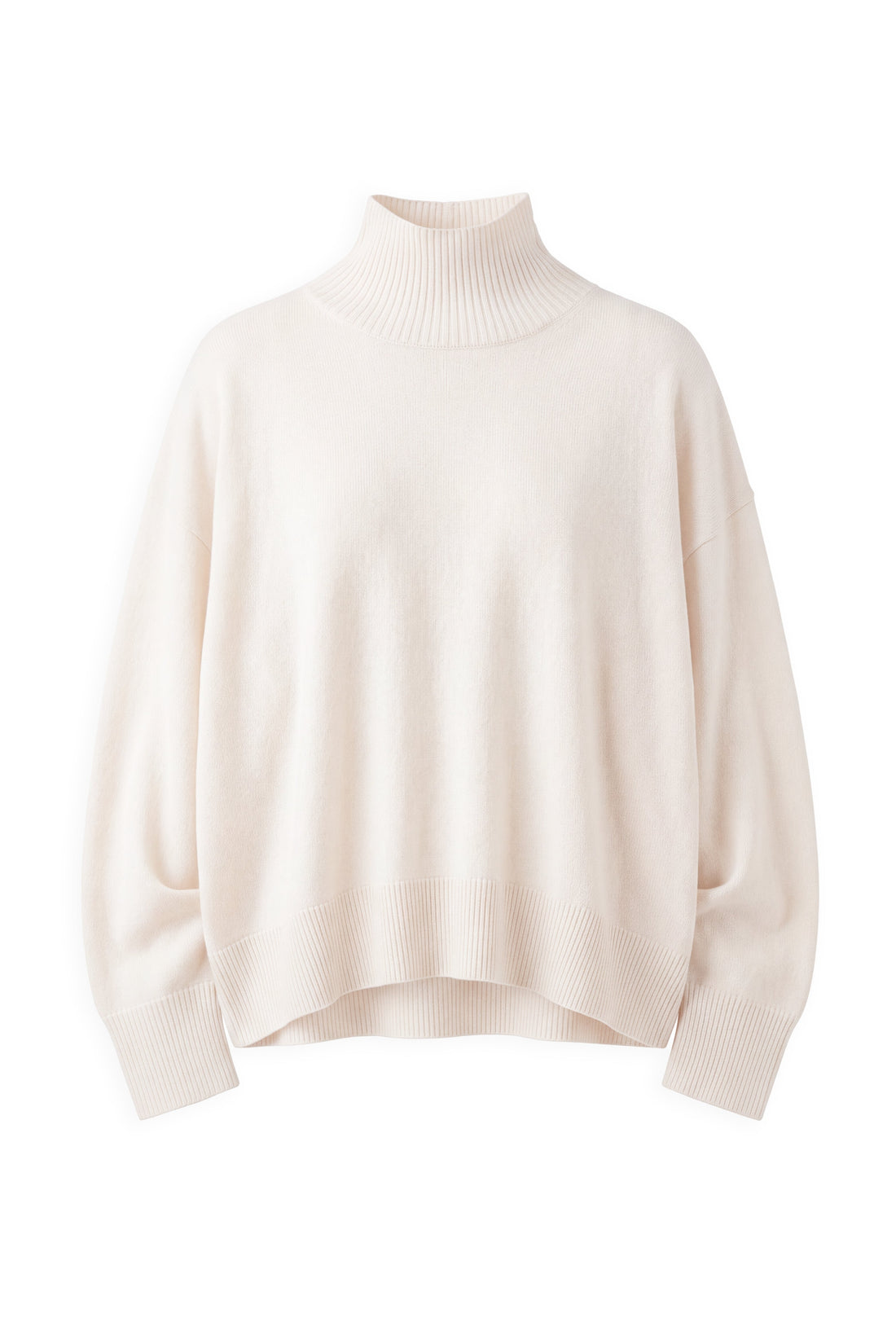 Merino Womens Turtleneck Jumper - Ivory Childrens Jumper from Jamie Kay Australia