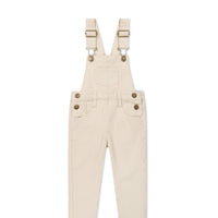 Jordie Overall - Fine Stripe Biscuit/Cloud Childrens Overall from Jamie Kay Australia