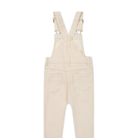 Jordie Overall - Fine Stripe Biscuit/Cloud Childrens Overall from Jamie Kay Australia