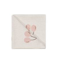 Juliette Blanket - Cherry Love Blush Childrens Blanket from Jamie Kay Australia