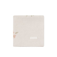 Juliette Blanket - Petite Goldie Knit Parchment Childrens Blanket from Jamie Kay Australia