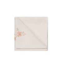 Juliette Blanket - Petite Goldie Knit Parchment Childrens Blanket from Jamie Kay Australia