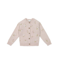 Juliette Cardigan - Meredith Morganite Childrens Cardigan from Jamie Kay Australia