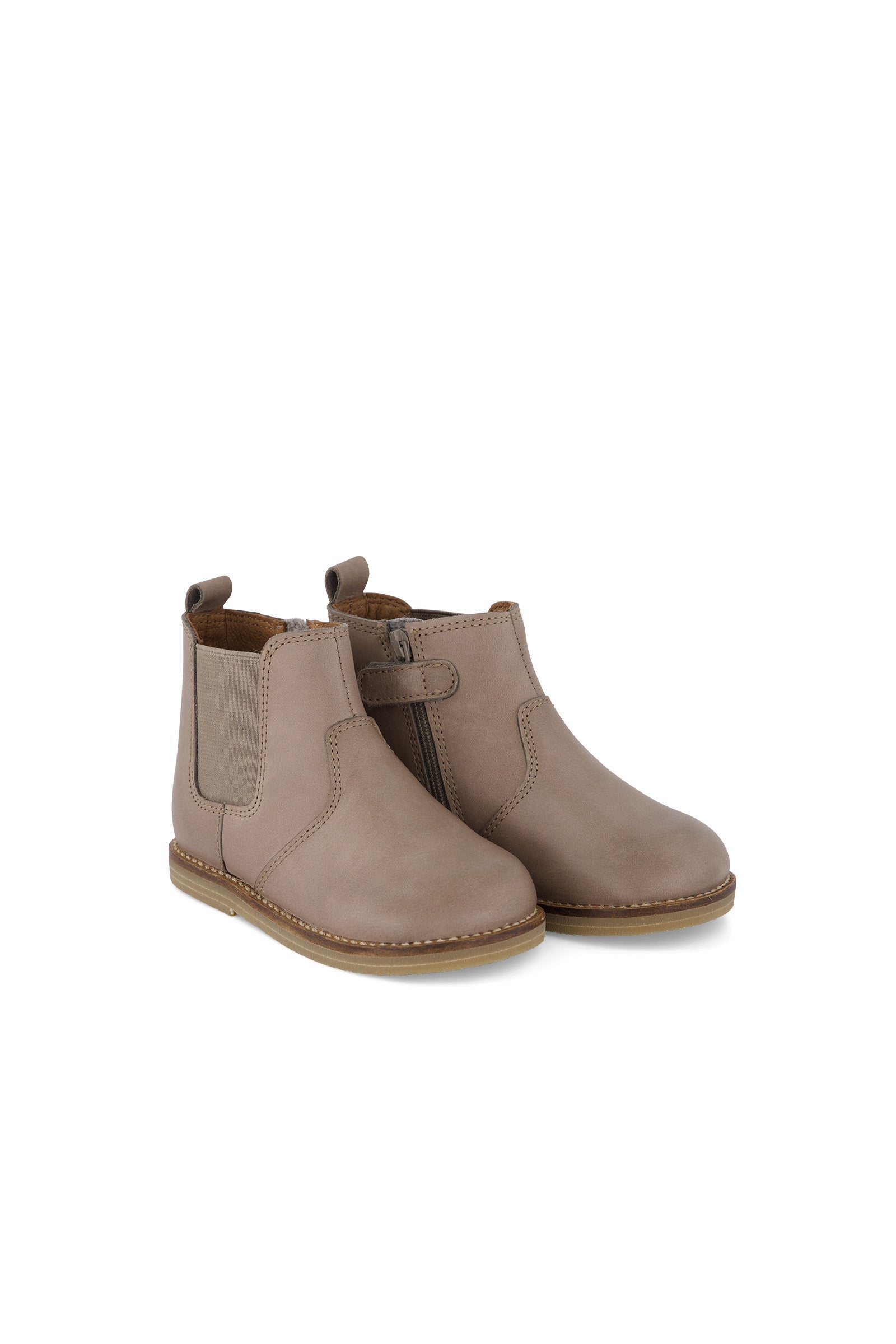 Leather Boot with Elastic - Tweed â Jamie Kay AU