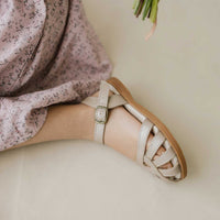 Leather Sandal - Matt Gold Childrens Footwear from Jamie Kay Australia