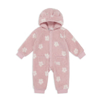 Lenny Sherpa Onepiece - Frankie Mauve Childrens Onepiece from Jamie Kay Australia