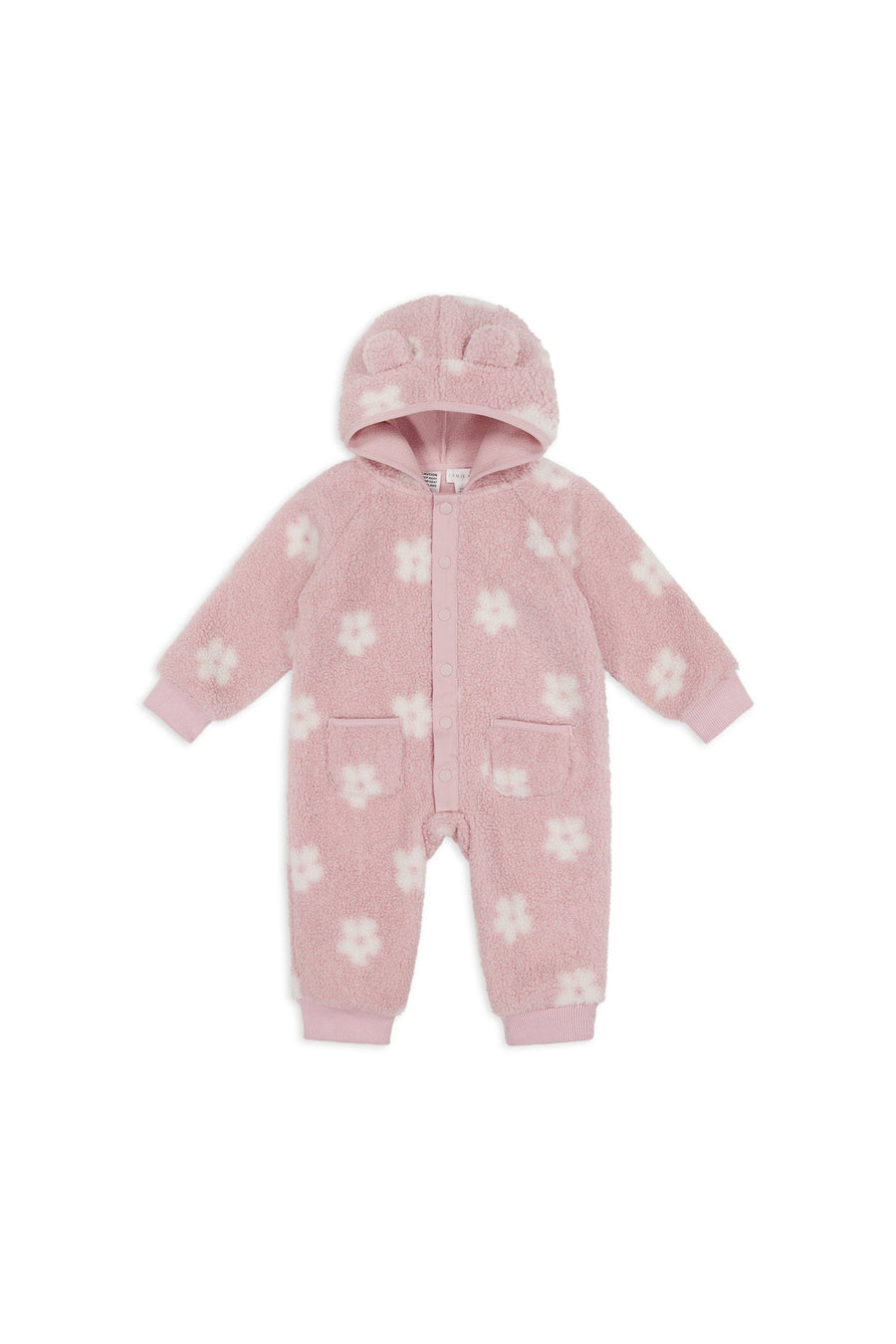 Lenny Sherpa Onepiece - Frankie Mauve Childrens Onepiece from Jamie Kay Australia