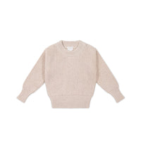 Leon Jumper - Blushed Fleck Childrens Jumper from Jamie Kay Australia