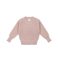 Leon Jumper - Shell Pink Childrens Jumper from Jamie Kay Australia