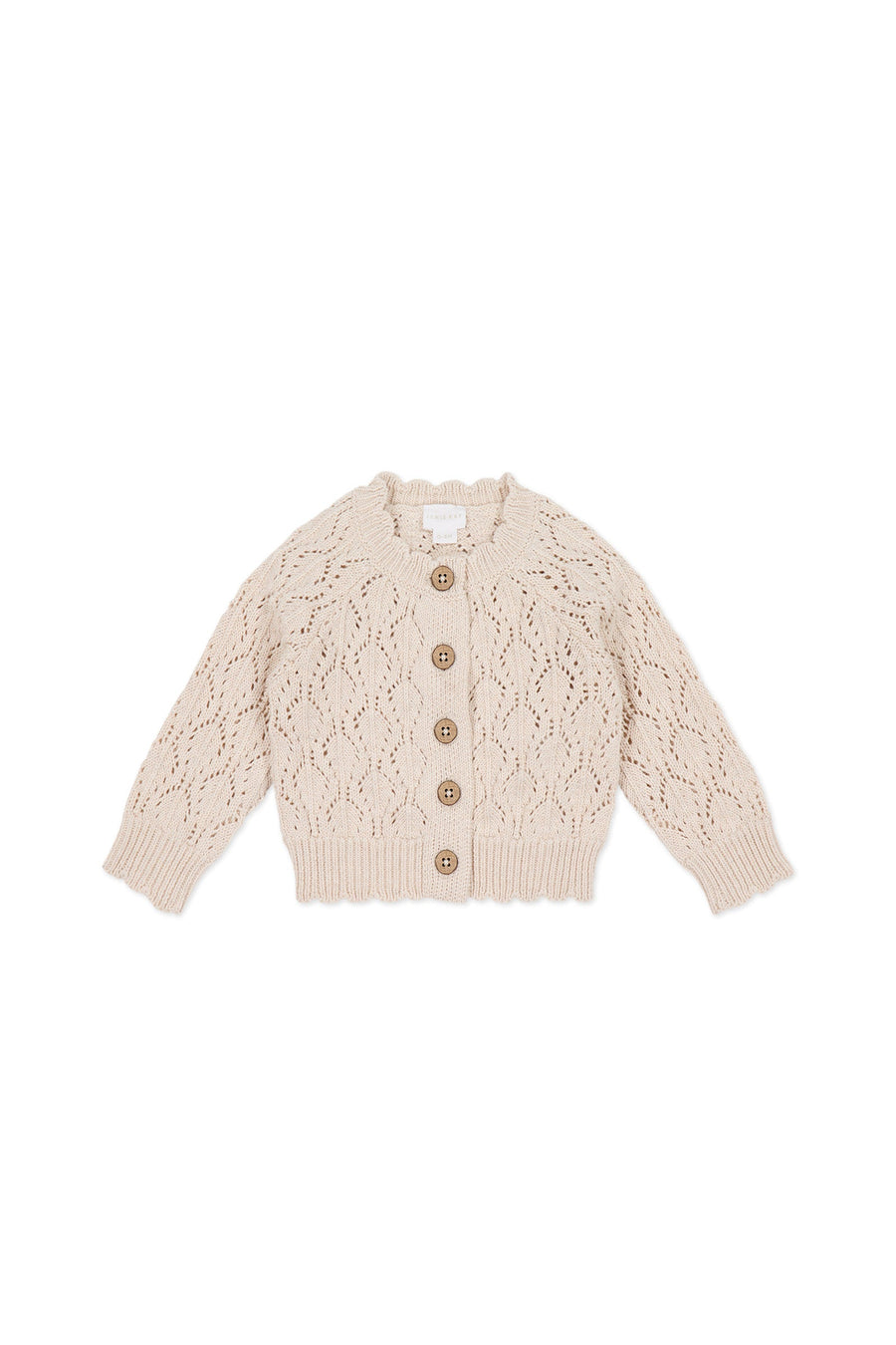 Livvy Cardigan - Light Oatmeal Marle Childrens Cardigan from Jamie Kay Australia