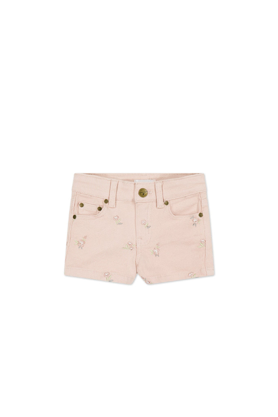 Lola Shortie - Goldie Embroidery Childrens Short from Jamie Kay Australia