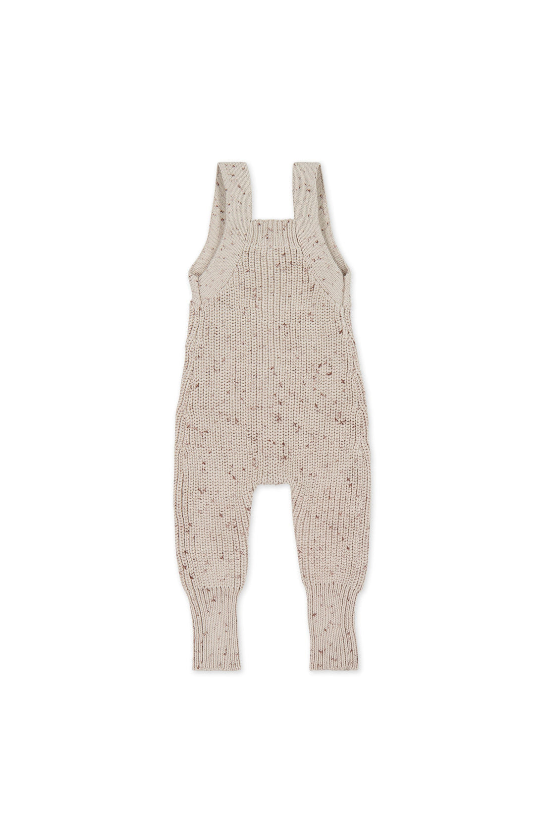 London Knitted Playsuit - Oatmeal Little Fawn Elk Fleck Childrens Playsuit from Jamie Kay Australia