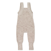 London Knitted Playsuit - Oatmeal Little Fawn Elk Fleck Childrens Playsuit from Jamie Kay Australia