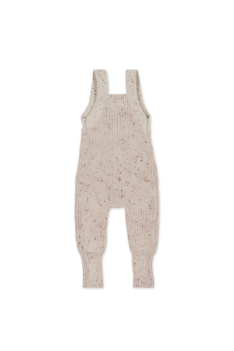 London Knitted Playsuit - Oatmeal Little Fawn Elk Fleck Childrens Playsuit from Jamie Kay Australia