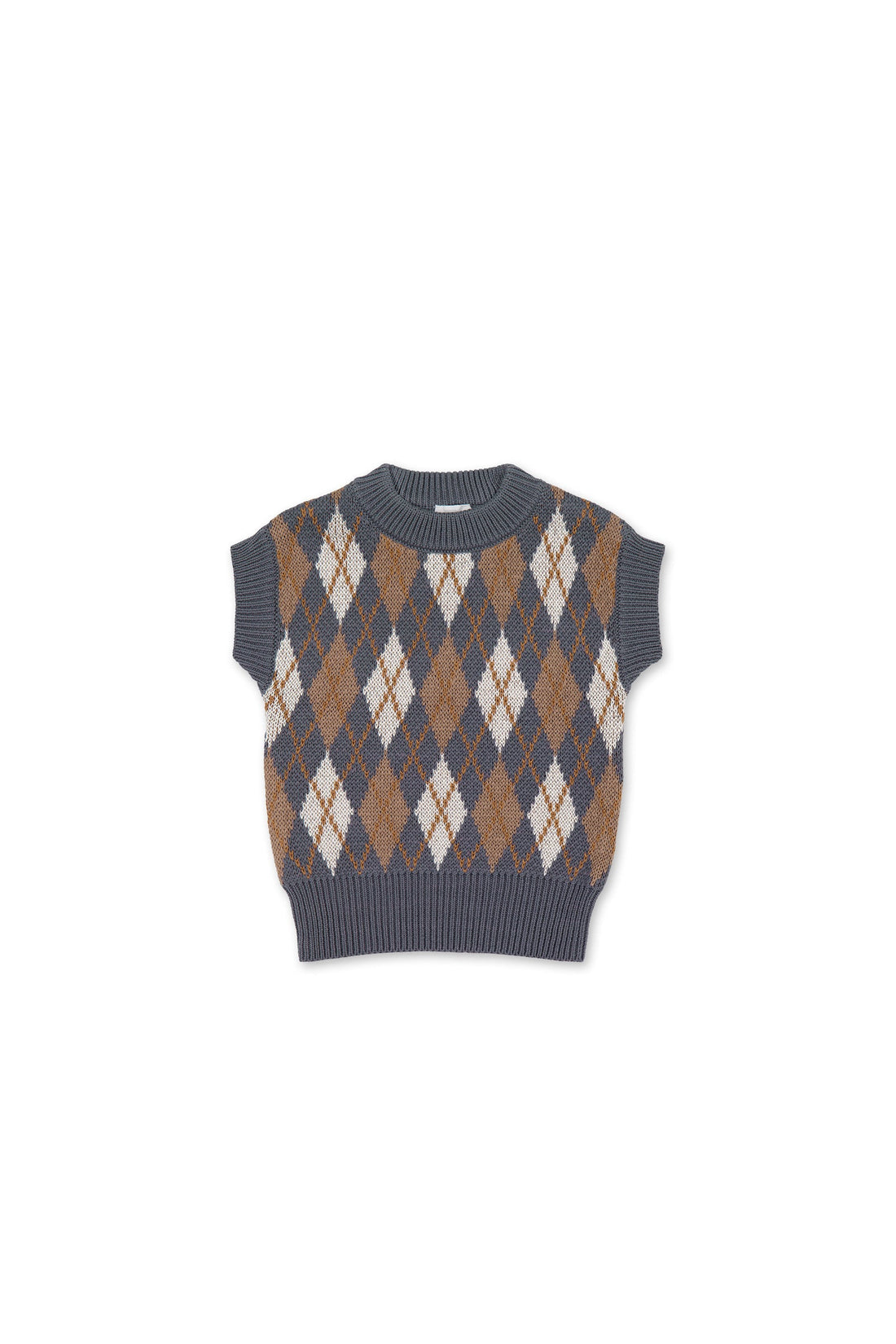 Marcus Knit Vest - Marcus Jacquard Arctic Childrens Vest from Jamie Kay Australia