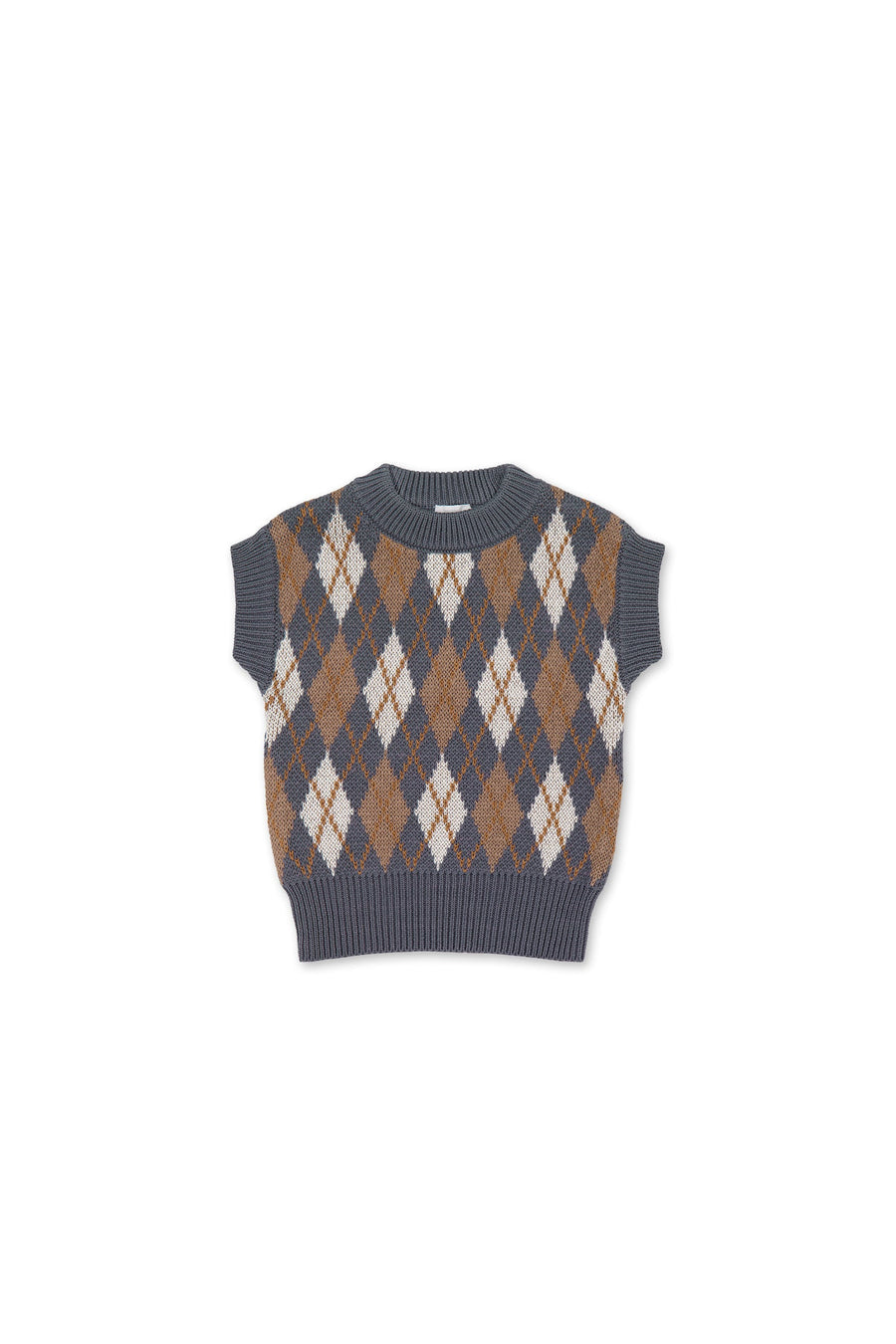 Marcus Knit Vest - Marcus Jacquard Arctic Childrens Vest from Jamie Kay Australia