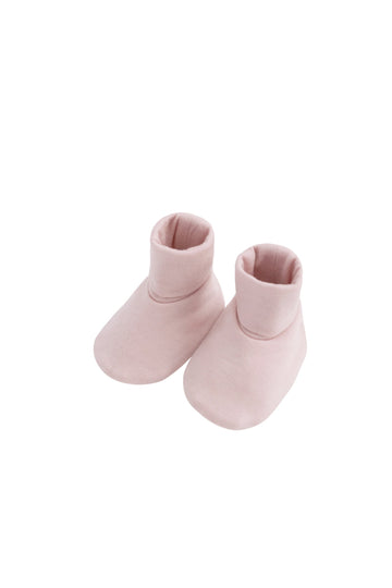 Merino Booties - Cloud Pink Childrens Footwear from Jamie Kay Australia