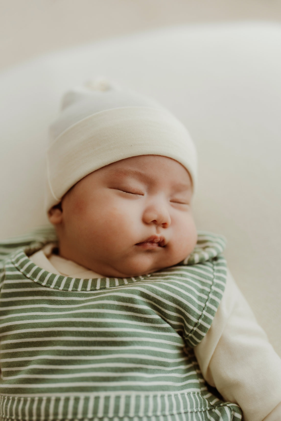 Merino Kids Go Go Bag - All Seasons - Olive Stripe Childrens Sleeping Bag from Jamie Kay Australia