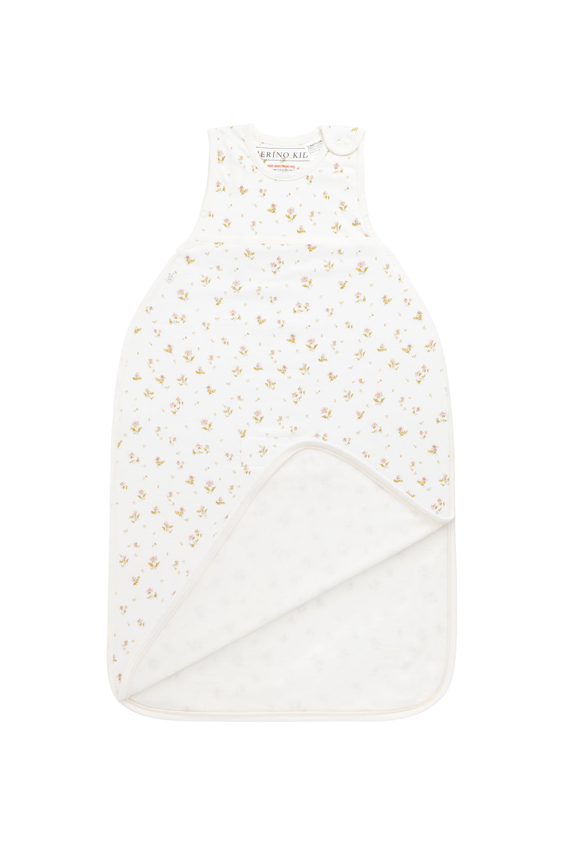 Merino Kids Go Go Bag All Seasons - Emilia Egret Childrens Sleeping Bag from Jamie Kay Australia