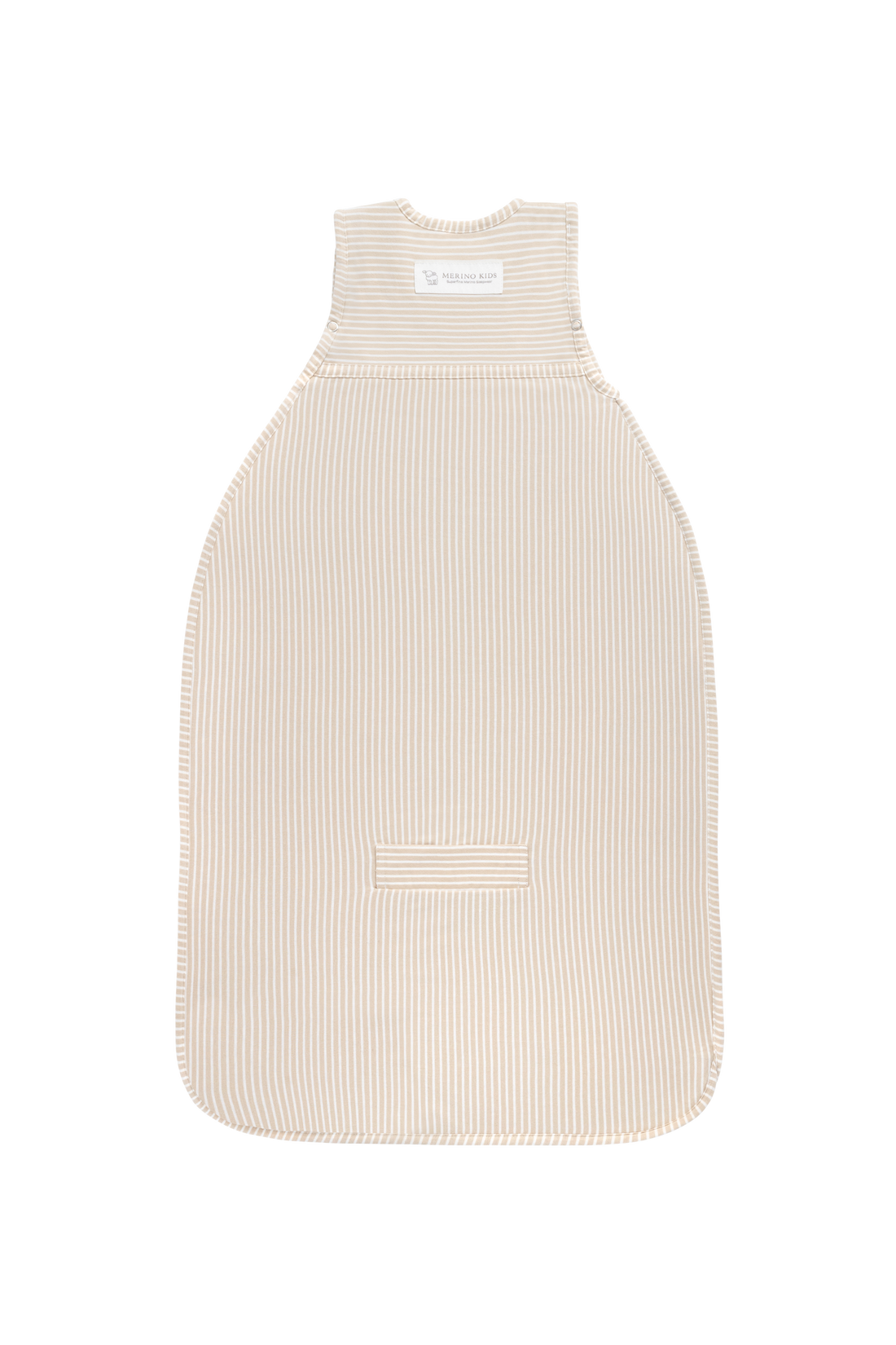 Merino Kids Go Go Bag All Season Merino - Sandstone Stripe Childrens Sleeping Bag from Jamie Kay Australia