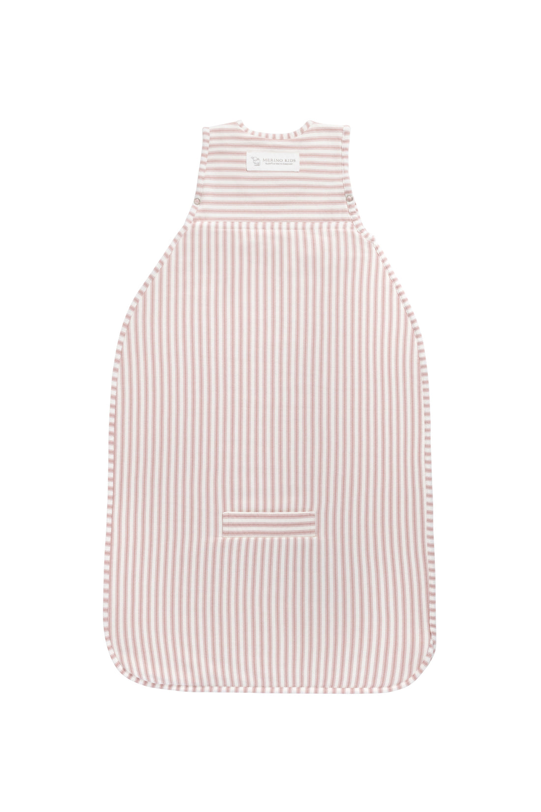 Merino Kids Go Go Bag - Duvet - Variegated Stripe Mauve Childrens Sleeping Bag from Jamie Kay Australia