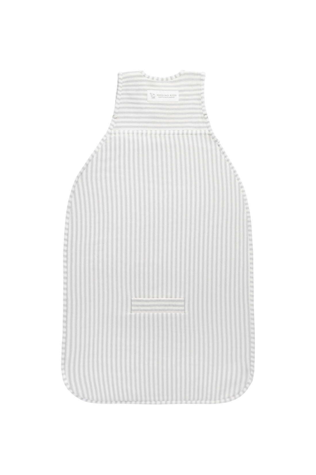 Merino Kids Go Go Bag - Duvet - Variegated Stripe Mist Childrens Sleep Gown from Jamie Kay Australia