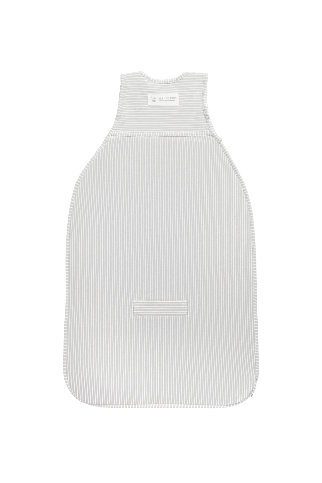 Merino Kids Go Go Bag - All Seasons - Turtle Dove Stripe Childrens Sleeping Bag from Jamie Kay Australia