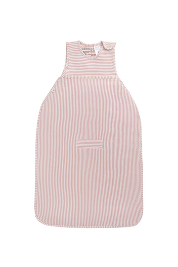 Merino Kids Go Go Bag - All Seasons - Misty Rose Stripe Childrens Sleeping Bag from Jamie Kay Australia