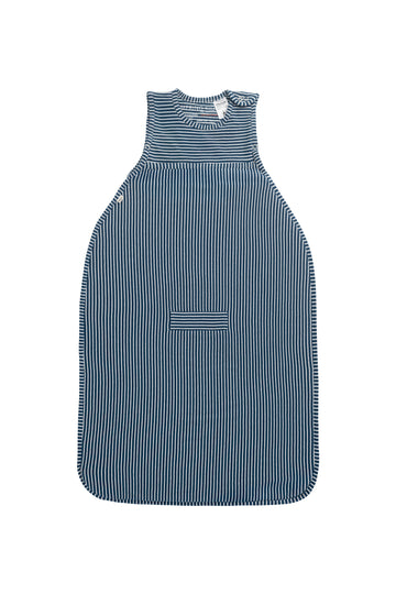 Merino Kids Go Go Bag - All Seasons - Navy Stripe Childrens Sleeping Bag from Jamie Kay Australia