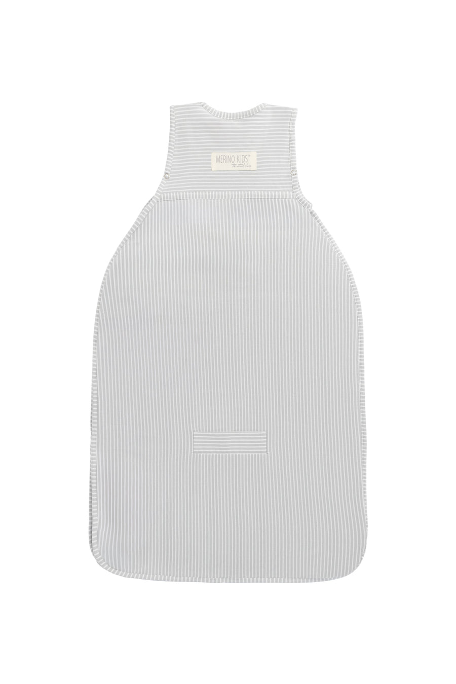 Merino Kids Go Go Bag - All Seasons - Turtle Dove Stripe Childrens Sleeping Bag from Jamie Kay Australia