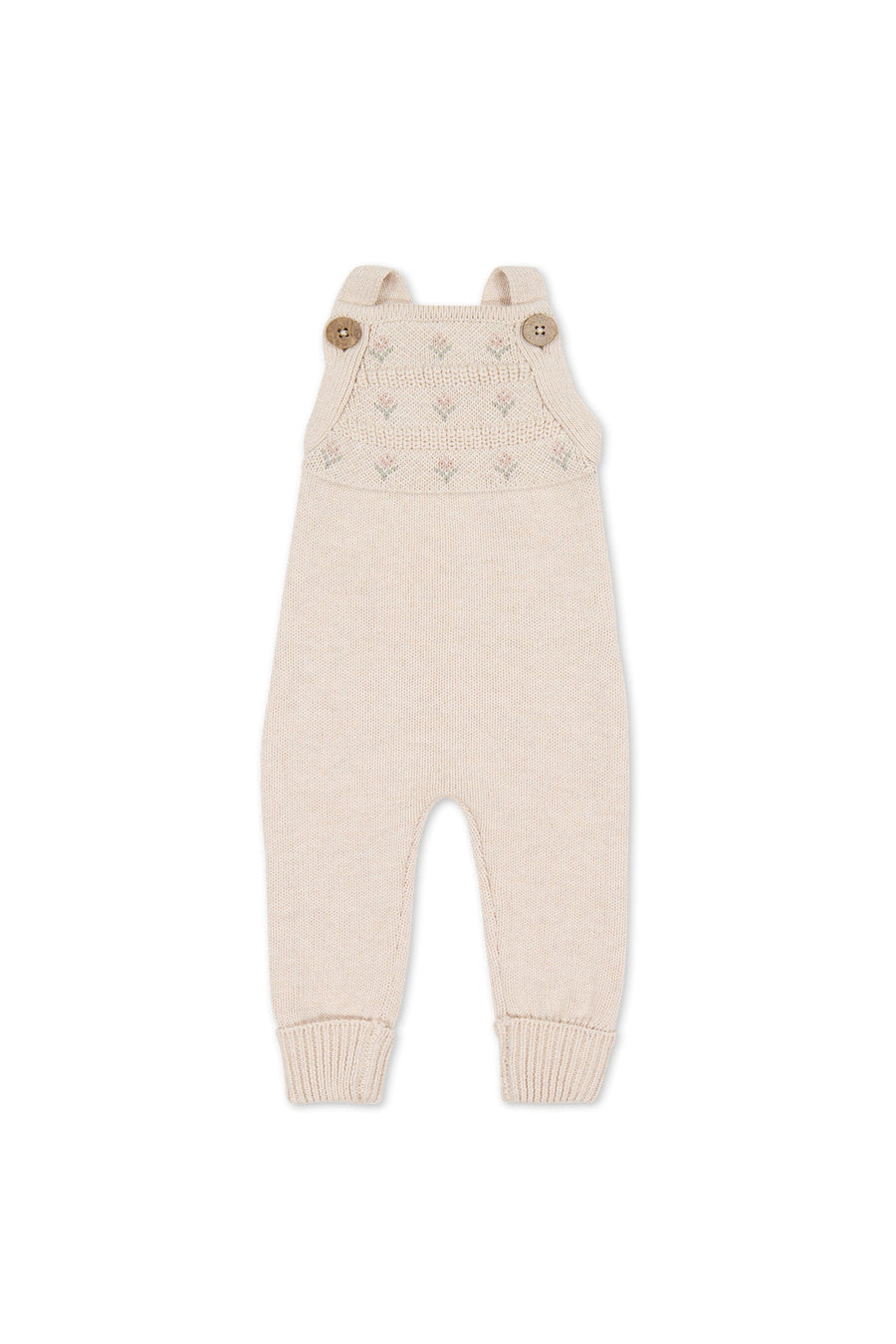 Miranda Playsuit - Miranda Light Oatmeal Marle Childrens Playsuit from Jamie Kay Australia