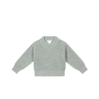 Morgan Jumper - Mist Fleck Childrens Jumper from Jamie Kay Australia