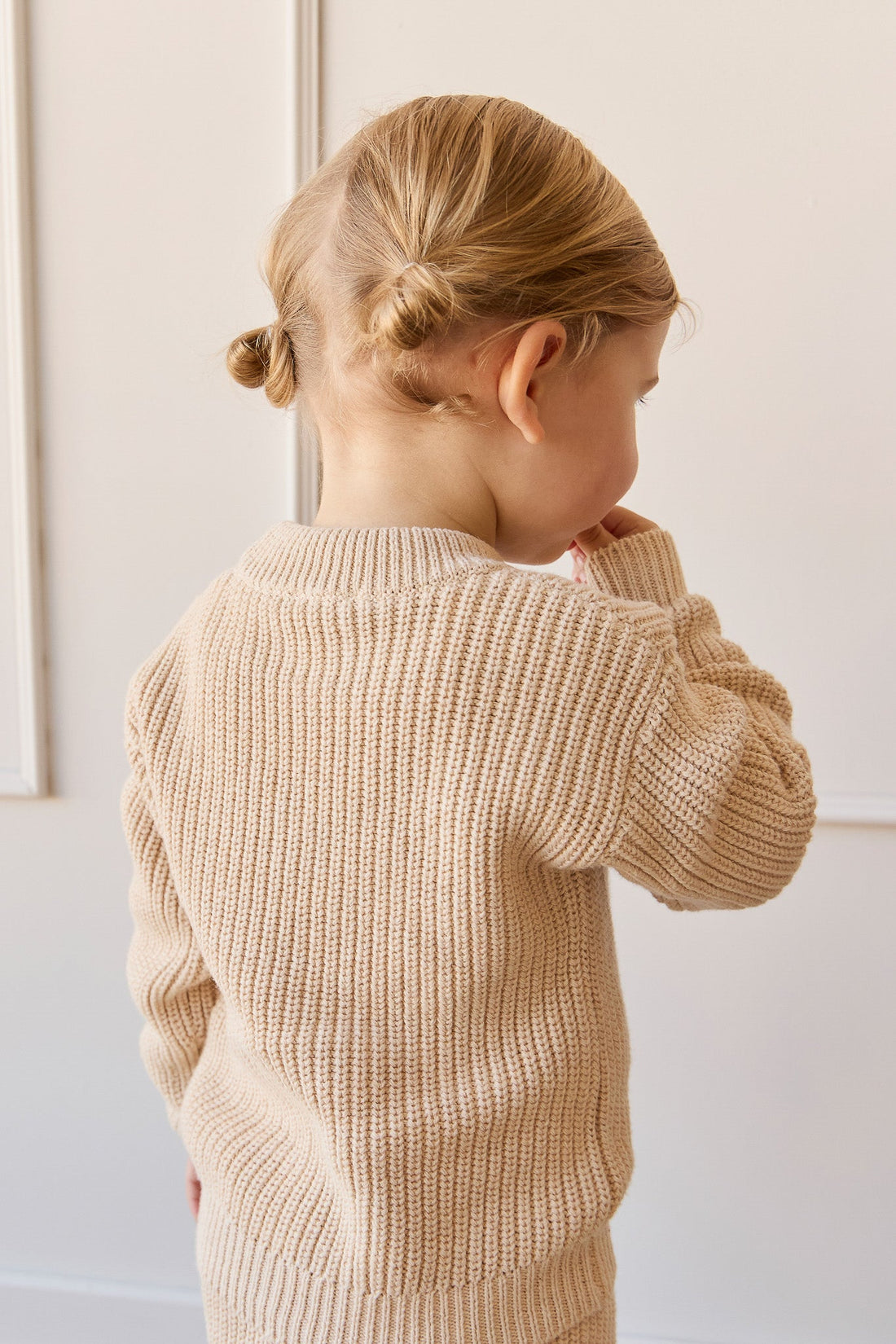Morgan Jumper - Oatmeal Marle Childrens Jumper from Jamie Kay Australia