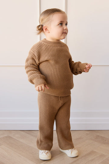 Morgan Pant - Caramel Cream Childrens Pant from Jamie Kay Australia